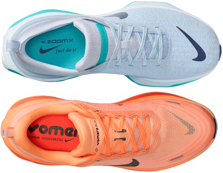 nike vomero plus vs nike invincible 3